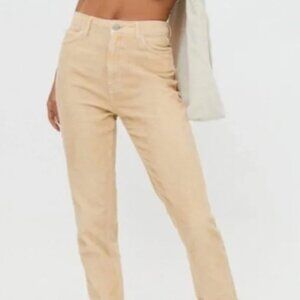 BDG Mom High Rise Brown Corduroy Pants Size 25